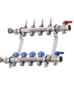 Rehau V2A HKV-D RVS verdeler 4 Groeps