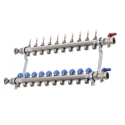 Rehau V2A HKV-D RVS verdeler 10 Groeps