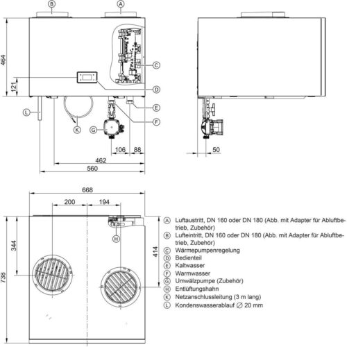 Viessmann Vitocal 262-A type T2W-ze R290 Z027027 - Afbeelding 6