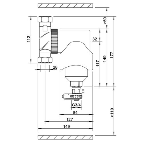 Viessmann Vitoset vuilafscheider 28mm ZK04654 - Afbeelding 5