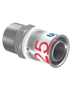 Uponor S-Press PLUS puntstuk Ø25-R3/4"MT