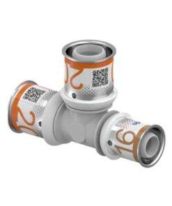 Uponor T-stuk verlopend S-PRESS PLUS composiet PPSU Ø20x20x16mm