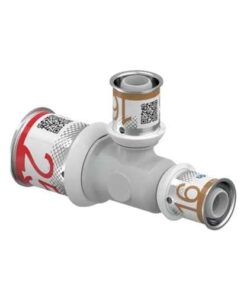 Uponor T-stuk verlopend S-PRESS PLUS composiet PPSU Ø25x16x16mm