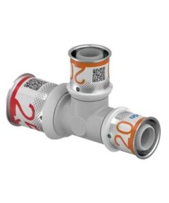 Uponor T-stuk verlopend S-PRESS PLUS composiet PPSU Ø25x20x20mm
