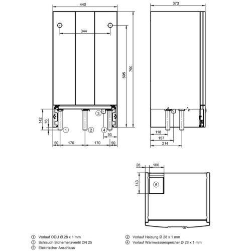 WOLF lucht/water warmtepomp monoblock CHA-07/400V - Afbeelding 14