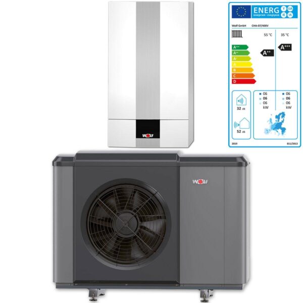 WOLF lucht/water warmtepomp monoblock CHA-07/400V - Afbeelding 6