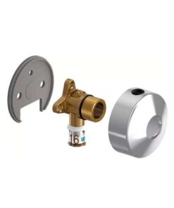 Uponor S-Press PLUS wandrozet muurplaat Ø16-Rp3/4