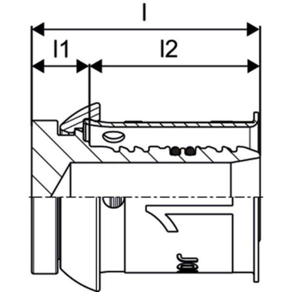 Uponor S-Press PLUS eindkap Ø25mm - Afbeelding 3