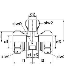 VSH Super T-stuk verloop (3 x knel)