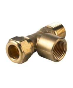 VSH Super T-stuk met draad (knel x binnendraad x buitendraad)