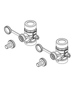 Viessmann kogelkraanset voor spoelen en ontluchten ZK06057