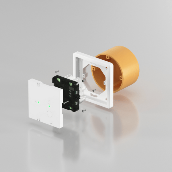 Zehnder ComfoNet CO2 sensor C 67 inbouw - incl. afdekraam - 655000880 - Afbeelding 4