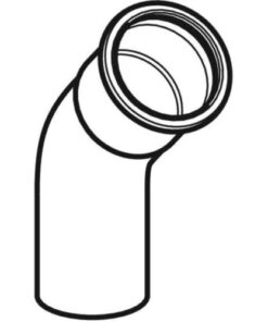 Geberit Mapress Koper press bocht 45° met insteekeinde Ø12x12mm