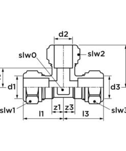 VSH Super T-stuk (3 x knel)