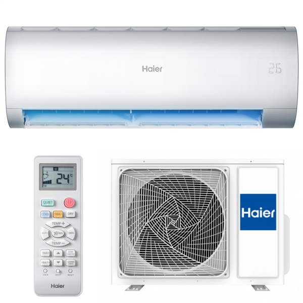 Haier Pearl Premium binnen + buitenunit 2,7 kW R32 wit (incl. IR afstandsbediening en Wifi)
