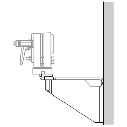 Wandbeugel voor individuele Divicon