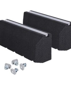 AircoBase verhoogde opstellingsbalk recycled 600 mm rubberen dempers incl. bevestiging M8 x 40 mm (set a 2 stuks)