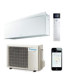 Daikin Emura binnen + buitenunit set mat kristal wit R32 (inclusief IR afstandsbediening en WLAN)