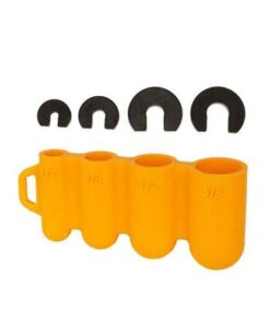 Flexflair connector (de) montagekit 4 clips + dieptemeter Ø1/4" - 5/8"