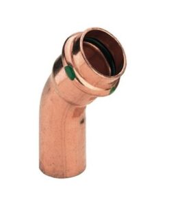 Viega Profipress bocht 45° pers x spie koper met SC-contour