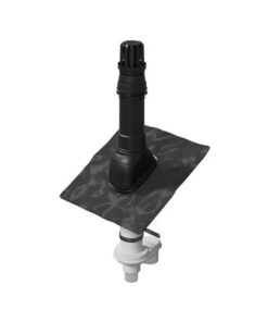 Ubbink Rolux Universele DDV HR Par 80-80 PP/KS 60/100 schaal + pan 25-45° zwart