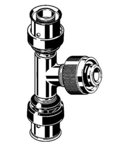 Viega Smartpress overgangs T-stuk