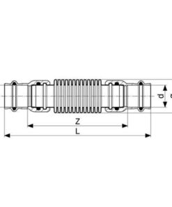 Viega Profipress Koper press expansiestuk pers x pers