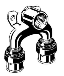 Viega Smartpress dubbele muurplaat pers x binnendraad x pers