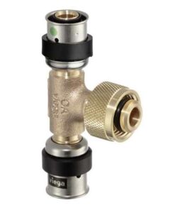 Viega Smartpress overgangs T-stuk pers x Prevista-steek x pers