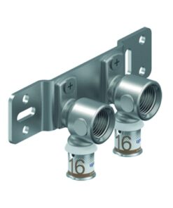 Uponor S-Press Plus Radiator muurplaat 16 x Rp1/2" pers x binnendraad hoh=50 mm