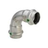 Viega Sanpress Inox RVS bocht 90 met SC contour