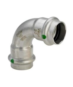Viega Sanpress Inox RVS bocht 90° met SC contour