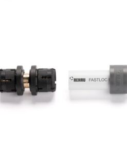 Rehau Fastloc EX+ Rechte Koppeling + Schuifhuls + Buis