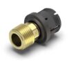 Rehau Fastloc EX+ rechte overgangs koppeling buitendraad