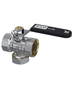 Raminex kogelkraan s.27 met filter 3/4" x 3/4" 2x binnendraad 270040