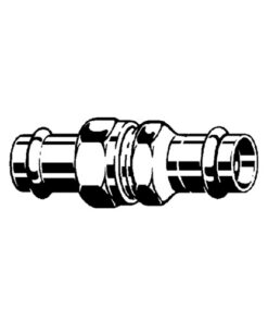 Viega Sanpress Inox RVS press 3-delige koppeling 2x pers met SC contour