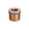 Viega verloopring buitendraad x binnendraad brons 1" x 1/2" model 3241