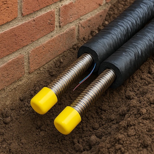 The Dynamic Way GreenFlex rol voorgeïsoleerde metalen RVS buis