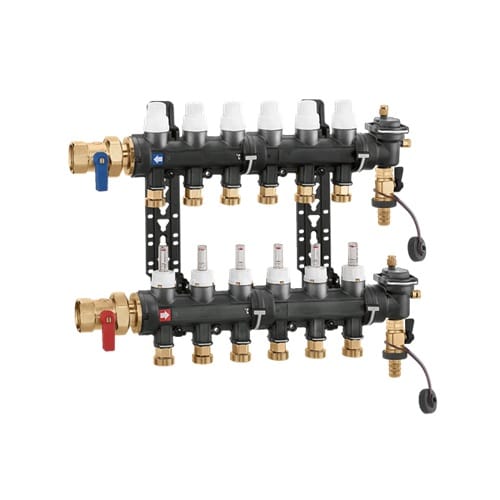 Caleffi Vloerverwarming Verdelers Serie 671