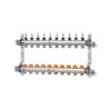 Heimeier Dynacon Eclipse RVS Vloerverwarming Verdeler 10 groeps 1" met debietmeters 9340-10.800