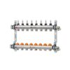 Heimeier Dynacon Eclipse RVS Vloerverwarming Verdeler 8 groeps 1" met debietmeters 9340-08.800